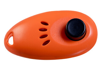 Isolated clicker used for dog training - 582757406