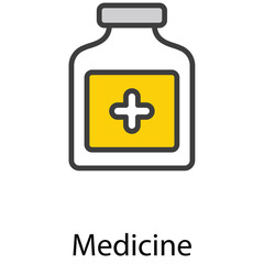 Medicine icon design stock illustration