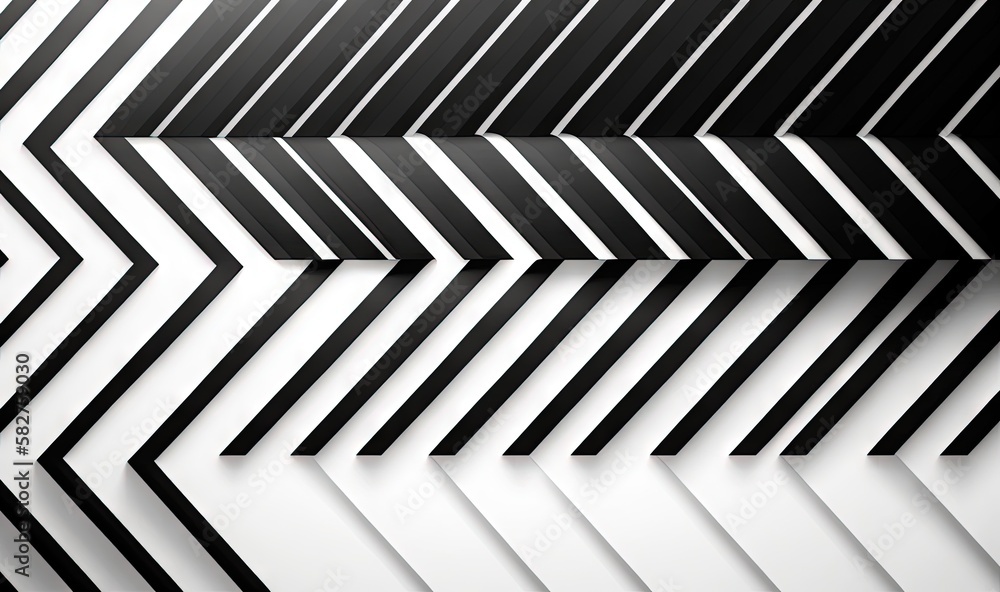 Poster an abstract black and white background with a diagonal pattern in the middle of the image, with a di