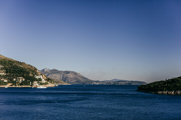 Old town of medieval Dubrovnik in Croatia.