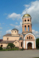 Fototapeta na wymiar Church of the Nativity of Christ in Halych town, western Ukraine