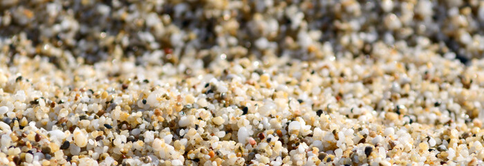 large crystals of pure river sand