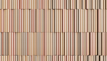 Background from colored books. Library. 3d render