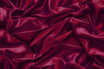 red silk background