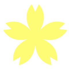  Yellow flower, cherry blossom