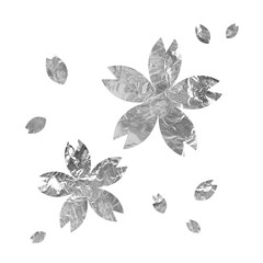 silver flower, cherry blossom