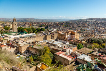 Mosque at Bab Guissa Gate in Fez - Morocco