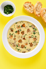 Creamy mushroom soup