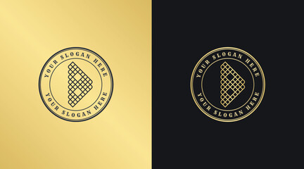 b letter logo, gradient logo, luxury logo, modern logo