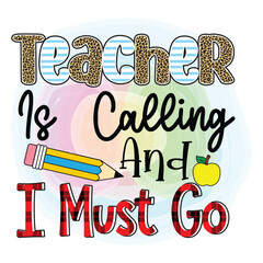 Teacher Sublimation Design