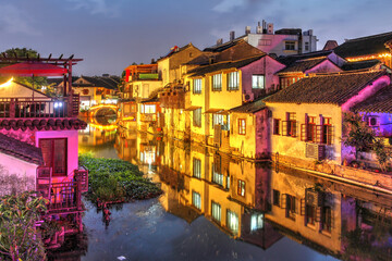 Fototapeta na wymiar Tongli water town, China