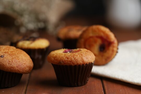 Naklejka muffins baked with love