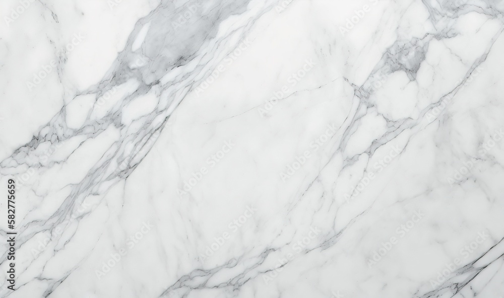 Poster a white marble textured background with a black and white design in the middle of the image and a bl