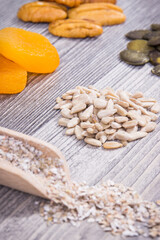 Healthy ingredients containing magnesium, vitamin and minerals