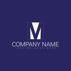 m logo, m letter logo, m initial logo