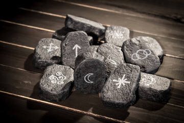 Wicca divination runes