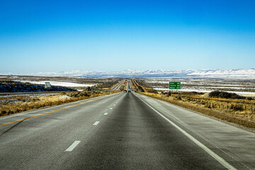 an endless drive across Nevada