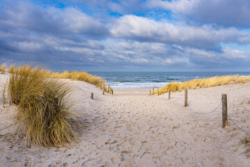 Strand an der Küste der Ostsee in Graal Müritz