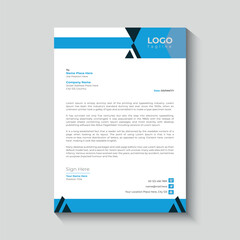 Corporate business letterhead design template