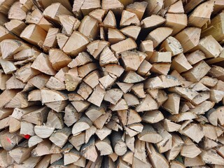 Holz Stapel