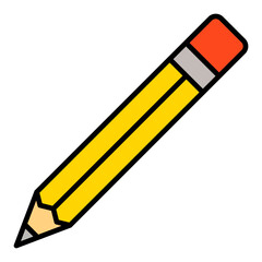 Pencil Filled Line Icon