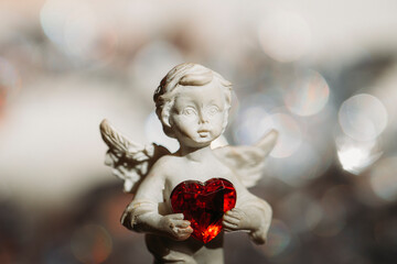 angel with heart