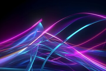 

A mesmerizing blend of blue, pink and purple abstract light effect texture. Stunning wallpaper design. Generative AI.