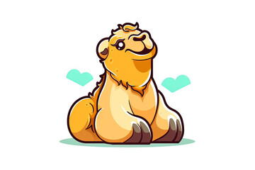 cute camel vector illustration 