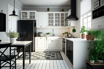 Fototapeta na wymiar Modern Kitchen interior 