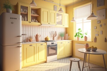 Fototapeta premium Modern Kitchen interior 