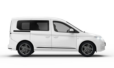 Panel Van mockup template for branding and advertising presentations