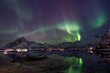 Northern lights in the Lofots