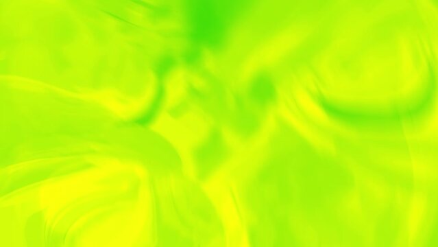 Abstract yellow green lemon colors gradient smooth seamless background. Looped citrus acid fluid backdrop 4k footage