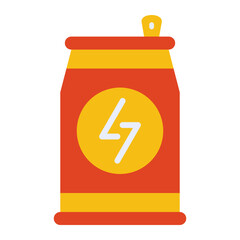 Energy Drink Flat Icon