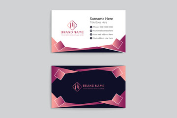 Professional elegant business card design