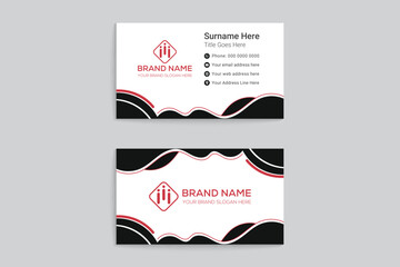 Colorful business card design