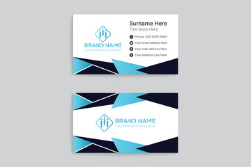 lean style modern business card template