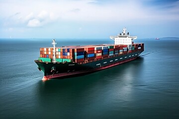 Container Shipping and Cargo Transportation by Sea for Import and Export of Goods