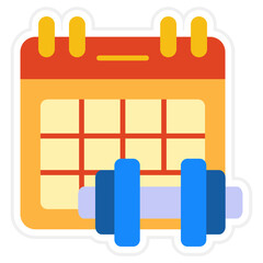 Schedule Sticker Icon