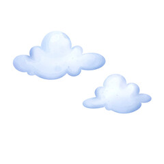 Cloud watercolor