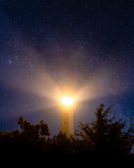 Lighthouse in the night