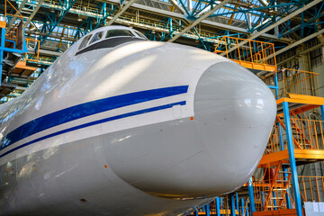 The production and repair of the largest transport aircraft AN-124.