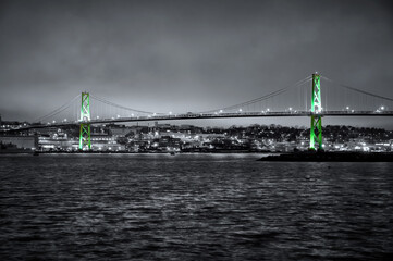 The Angus MacDonald Bridge Night View