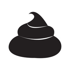 feces icon logo vector design template