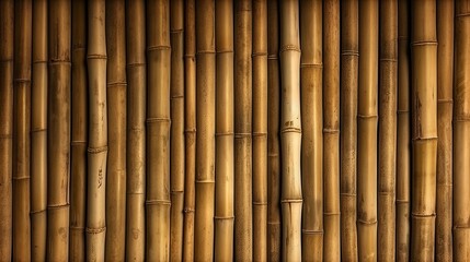 bamboo wall texture background Generative AI
