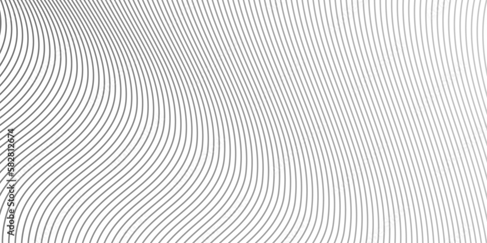 Poster abstract white background with gray pattern of lines. vector illustration