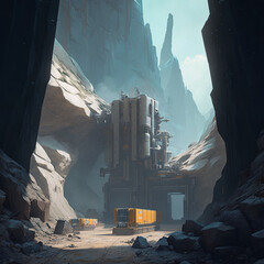 cave in the mountains