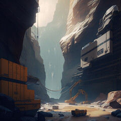 cave in the mountains