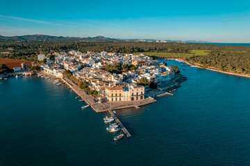 Portocolom, Mallorca, by drone