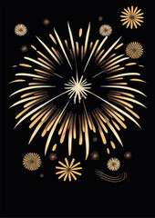 A set of backgrounds for text, psychedelic hippie art sparklers , a frame of stylized Fireworks. Posters dedicated to Guy Fawkes' Night , Bonfire Night , Fireworks Night, New Year, July 14, Bastille d